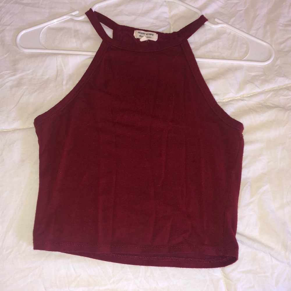 Charlotte Russe High-Strapped Tank Top